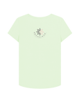 Pastel Green Printed T-shirt Back