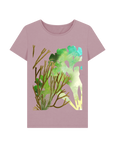 Mauve Printed T-shirt Front