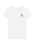 White Printed T-shirt Front