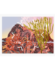 White Frame Framed art print Front