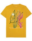 Sunflower Yellow Recycled Printed T-Shirt Front