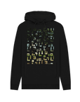 Black Recycled Hoody Front