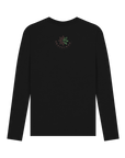 Black Printed Long Sleeve T Shirt Back