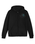 Black Zip hoody Front