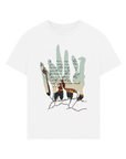 White Printed T-shirt Front