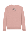 Sunset Pink Recycled Printed Sweater Back