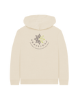 Oat Printed Kids Hoodie Back
