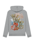 Light Heather Printed Hoody Back