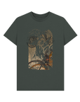 Dark Grey Printed T-shirt Front