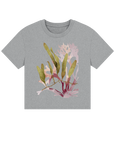 Athletic Grey Printed T-shirt Front