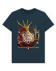 Denim Blue Printed T-shirt Front