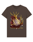 Chocolate Printed T-shirt Front