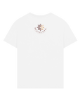 White Printed T-shirt Back