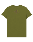 Moss Green Printed T-shirt Back