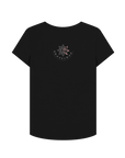 Black Printed T-shirt Back