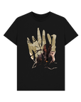 Black Printed T-shirt Front