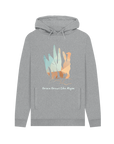 Light Heather Printed Hoody Front