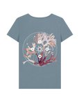 Stone Blue Printed T-shirt Back