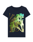 Navy Blue Printed T-shirt Front