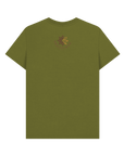 Moss Green Printed T-shirt Back