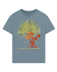 Stone Blue Printed T-shirt Front