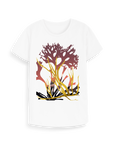 Arctic White Printed T-shirt Front