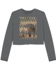 Slate Grey Printed Boxy Jumpers Front