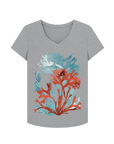 Athletic Grey Printed T-shirt Front