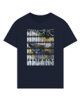 Navy Printed T-shirt Front