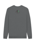 Slate Grey Printed Sweater Back