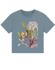 Stone Blue Printed T-shirt Front