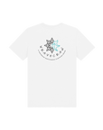 White Printed Kids T-Shirt Back
