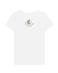 White Printed T-shirt Back