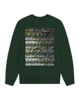 Evergreen Printed Sweater Front