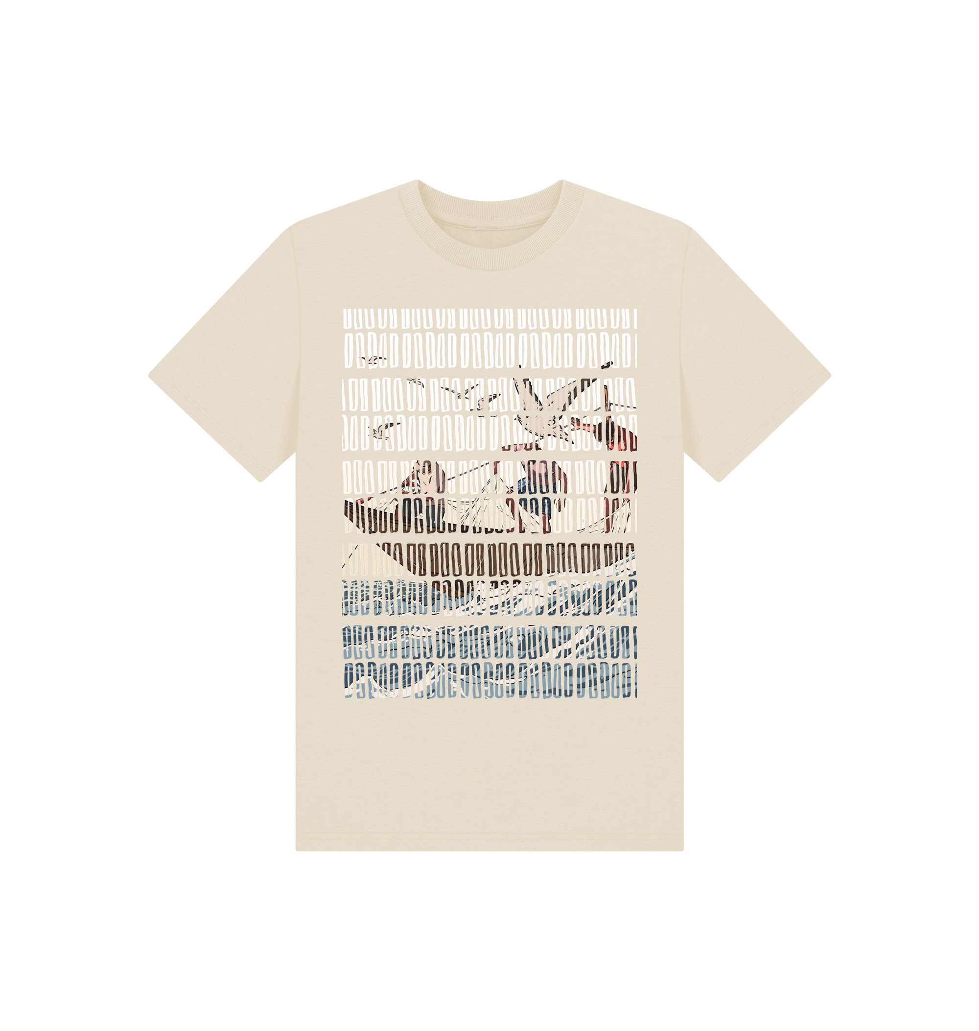 Oat Printed Kids T-Shirt Front