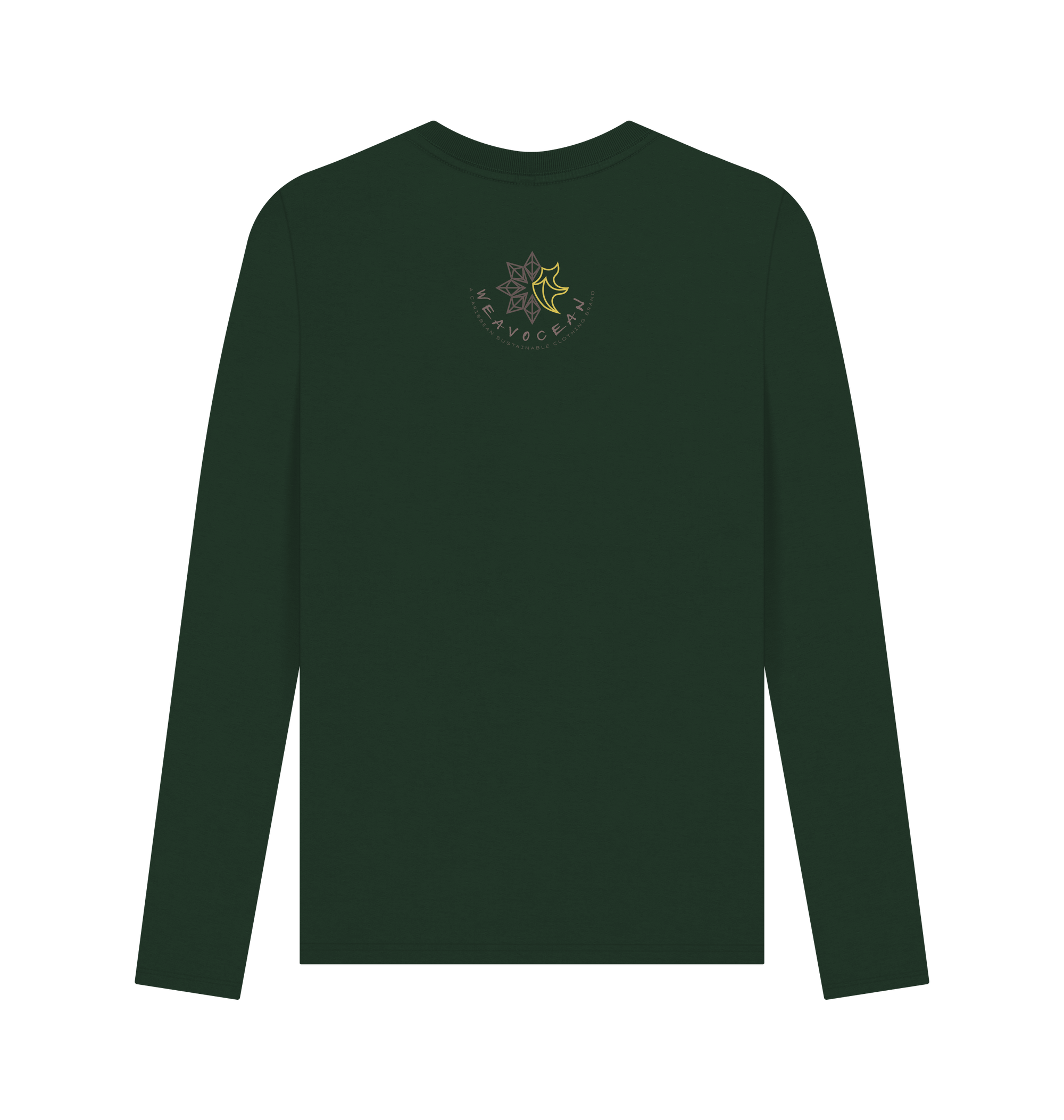 Evergreen Printed Long Sleeve T Shirt Back