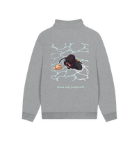 Athletic Grey Printed Sweater