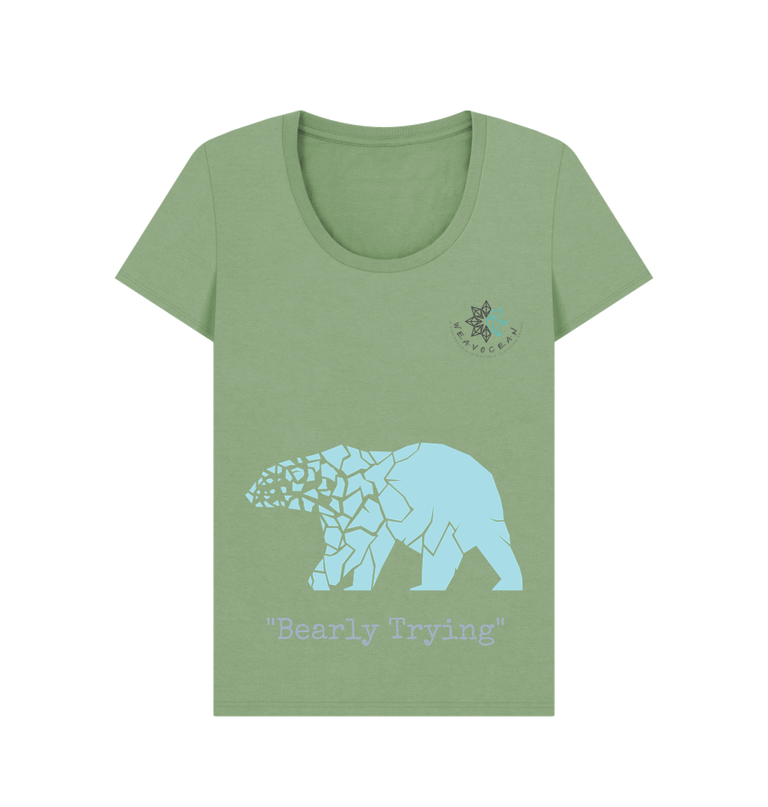 Sage BEAR SCOOP TEE