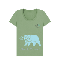 Sage BEAR SCOOP TEE