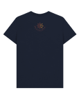 Navy Blue Printed T-shirt Back