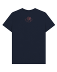 Navy Blue Printed T-shirt Back