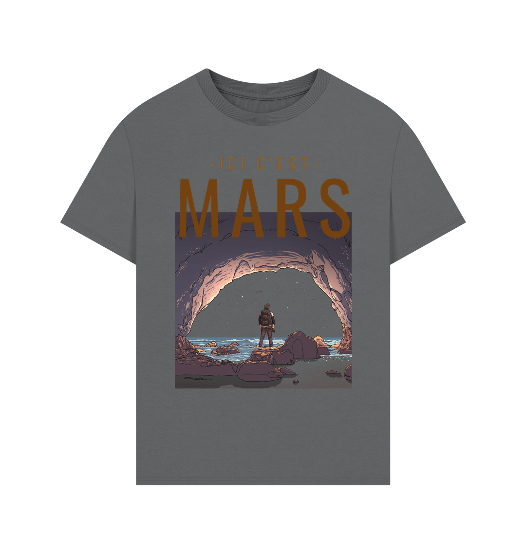 Slate Grey Printed T-shirt