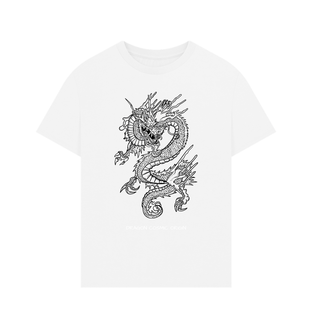 White DRAGON TEE