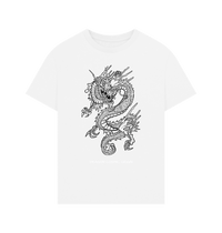 White DRAGON TEE