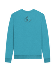 Ocean Blue Recycled Printed Sweater Back
