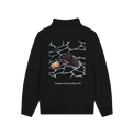 Black Printed Sweater