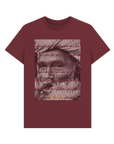 Red Wine Printed T-shirt Front