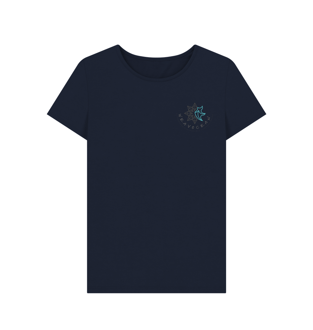 Navy Blue Printed T-shirt