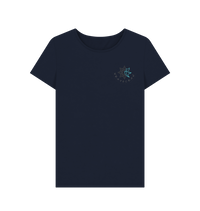 Navy Blue Printed T-shirt
