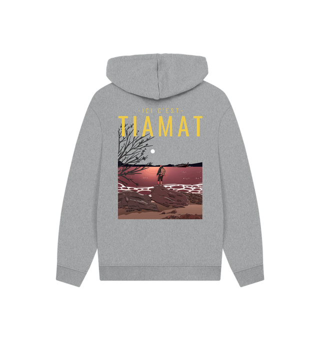 Athletic Grey Printed Hoody